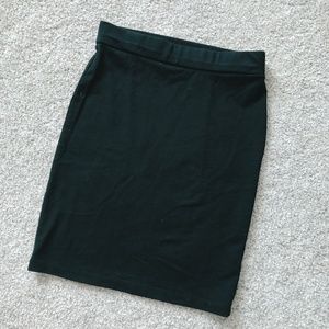 Silence + Noise Black Bodycon Skirt